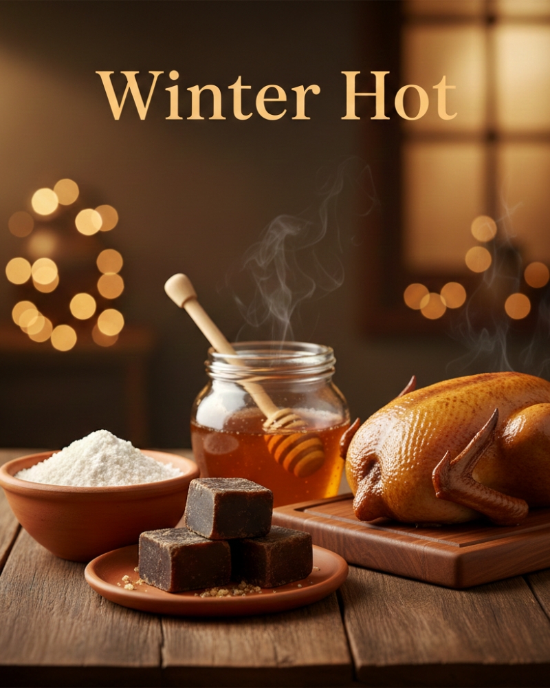 Winter Hot Banner Fresh Grocery Items